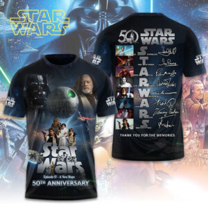 Star Wars 50th Anniversary 3D Apparel - TMTHU7449