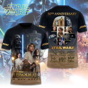 Star Wars 50th Anniversary 3D Apparel - TMTHU7472