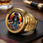 Star Wars 50th Anniversary 3D Engraved Ring – TMTHU7689