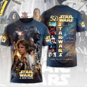 Star Wars 50th Anniversary 3D Apparel - TMTHU7471