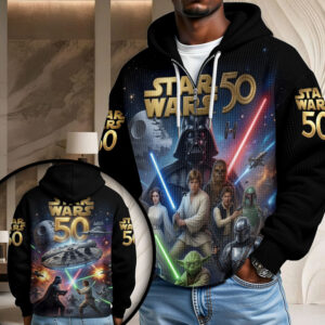 Star Wars 50th Anniversary 3D Unisex Waffle Hoodie - TMTHU7524