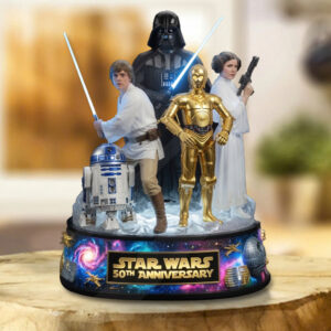Star Wars 50th Anniversary Custom Shape Acrylic Plaque - TMTHU7330