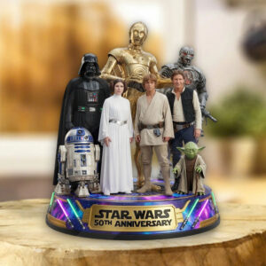 Star Wars 50th Anniversary Custom Shape Acrylic Plaque - TMTHU7431
