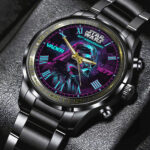 Star Wars 50th Anniversary Black Stainless Steel Watch – TMTHU7370