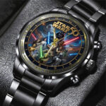 Star Wars 50th Anniversary Black Stainless Steel Watch – TMTHU7408