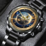 Star Wars 50th Anniversary Black Stainless Steel Watch – TMTHU7643