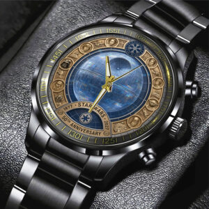 Star Wars 50th Anniversary Black Stainless Steel Watch - TMTHU7694