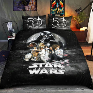 Star Wars 50th Anniversary 3-Piece Duvet Bedding Set - HOATT19461