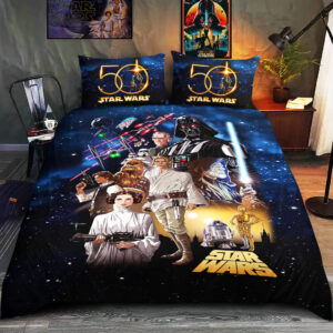 Star Wars 50th Anniversary 3-Piece Duvet Bedding Set - HOATT19810