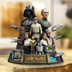 Star Wars 50th Anniversary Custom Shape Acrylic Plaque - TMTHU7536