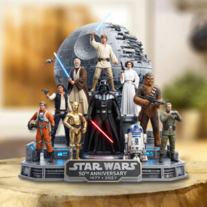 Star Wars 50th Anniversary Custom Shape Acrylic Plaque - TMTHU7687