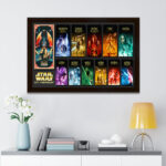Star Wars 50th Anniversary Rectangle Canvas With Inner Frame – TMTHU7841