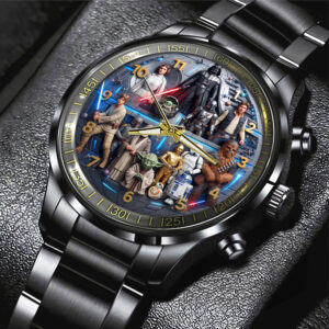 Star Wars Black Stainless Steel Watch - TMTHU7672
