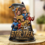 Star Trek 60th Anniversary Custom Shape Acrylic Plaque – GNE7772