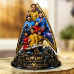 Star Trek 60th Anniversary Custom Shape Acrylic Plaque - GNE7885