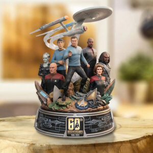 Star Trek 60th Anniversary 2026 Custom Shape Acrylic Plaque - TMTHU7050