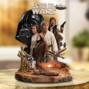 Star Wars 50th Anniversary Custom Shape Acrylic Plaque - GNE7766