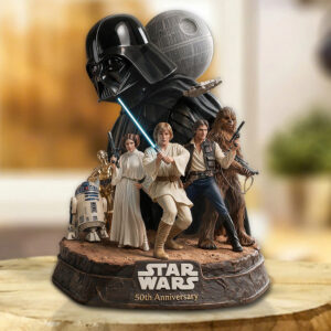 Star Wars 50th Anniversary Custom Shape Acrylic Plaque - GNE7767