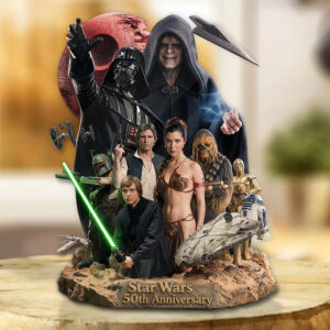 Star Wars 50th Anniversary Custom Shape Acrylic Plaque - GNE7768
