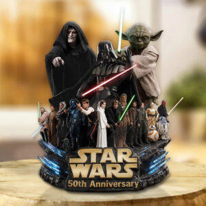 Star Wars 50th Anniversary Custom Shape Acrylic Plaque - GNE7769