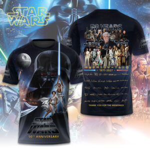 Star Wars 50th Anniversary 3D Apparel - TMTHU7320