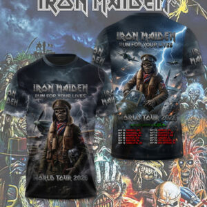 Iron Maiden 2026 World Tour 3D Apparel - TMTHU7387