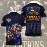 New York Knicks NBA Finals Champions 2026 3D Apparel – TMTHU7478