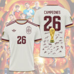 Spain National Team 2026 FIFA World Cup Champions 3D Apparel – TMTHU7617