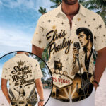 Elvis Presley Short Sleeve Button-Down Shirt – TANTN23966