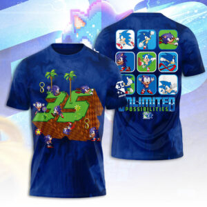 Sonic the Hedgehog 35th Anniversary 3D Apparel - TANTN24049