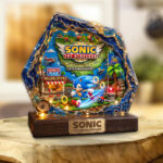Sonic the Hedgehog 35th Anniversary Custom Shape Acrylic Plaque – TANTN24056