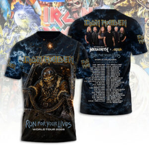 Iron Maiden Tour 2026 3D Apparel - TANTN24070