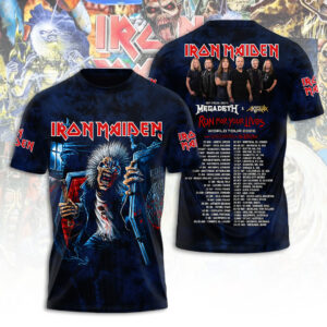Iron Maiden Tour 2026 3D Apparel - TANTN24073
