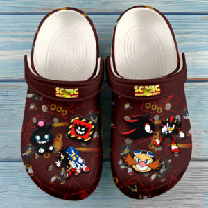 Sonic the Hedgehog 35th Anniversary Custom Clogs - TANTN24093