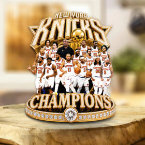 New York Knicks NBA Finals Champions 2026 Custom Shape Acrylic Plaque - TANTN24095