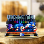 Sonic the Hedgehog 35th Anniversary Custom Shape Acrylic Plaque – TANTN24108