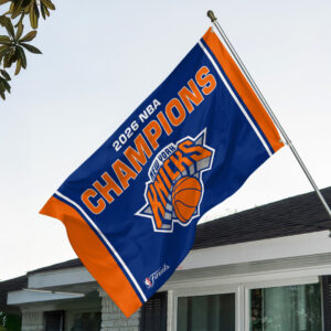 New York Knicks NBA Finals Champions 2026 3D Double-side House Flag - TANTN24126