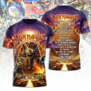 Iron Maiden Tour 2026 3D Apparel - TANTN24156