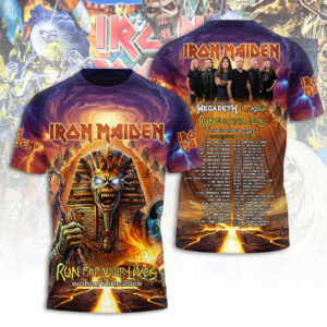 Iron Maiden Tour 2026 3D Apparel - TANTN24157