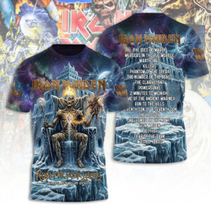 Iron Maiden Tour 2026 3D Apparel - TANTN24159