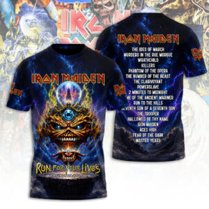 Iron Maiden Tour 2026 3D Apparel - TANTN24169