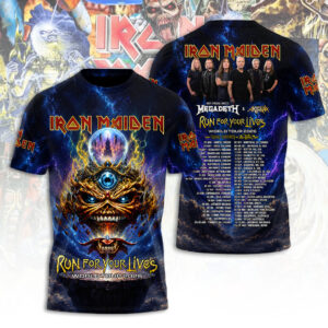Iron Maiden Tour 2026 3D Apparel - TANTN24170