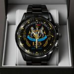 Newcastle United 135th Anniversary Black Stainless Steel Watch – TANTN24185