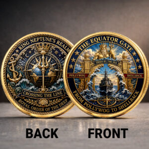 US Navy Crossing the Line Commemorative Coin - TANTN24256