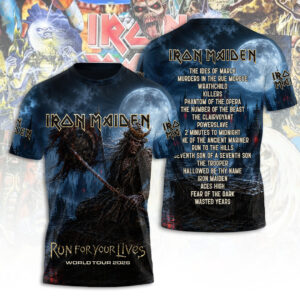 Iron Maiden Tour 2026 3D Apparel - TANTN24313