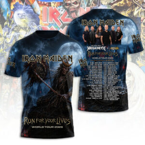 Iron Maiden Tour 2026 3D Apparel - TANTN24314
