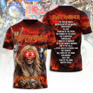 Iron Maiden Tour 2026 3D Apparel - TANTN24315
