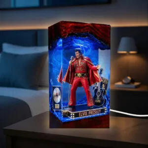 Elvis Presley Custom Shape Acrylic Light Box - TANTN24321