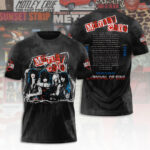 Mötley Crüe Tour 2026  3D Apparel – TANTN24357