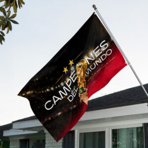 Spain National Team 2026 FIFA World Cup Champions 3D Double-side House Flag - TANTN24376